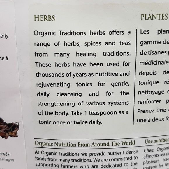 NEW Organic traditions Slippery Elm Bark Powder 200g Expire 09/2024 - Picture 7 of 8